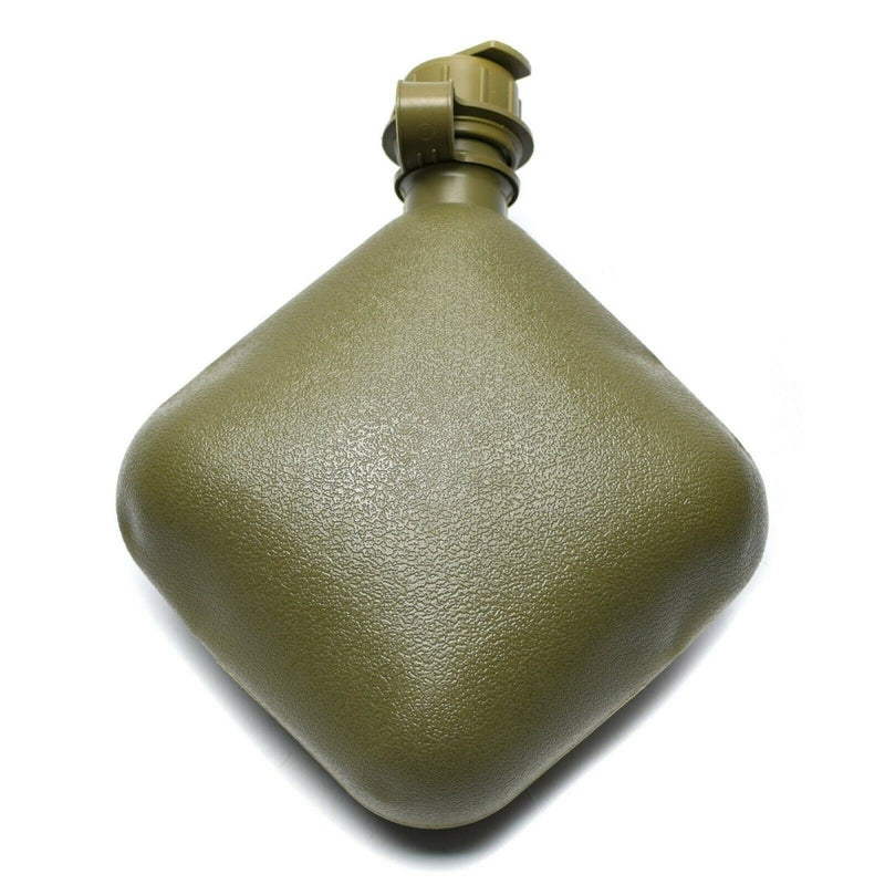 Original U.S. Army Canteen 2 Qt vattenflaska med påse oliv od usa överskott