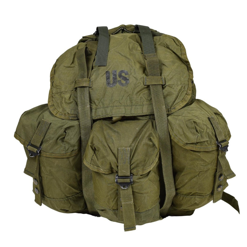 Original U.S. Military 50l Tactical Ryggsäck 3 Yttre växelpåsar olivfärg