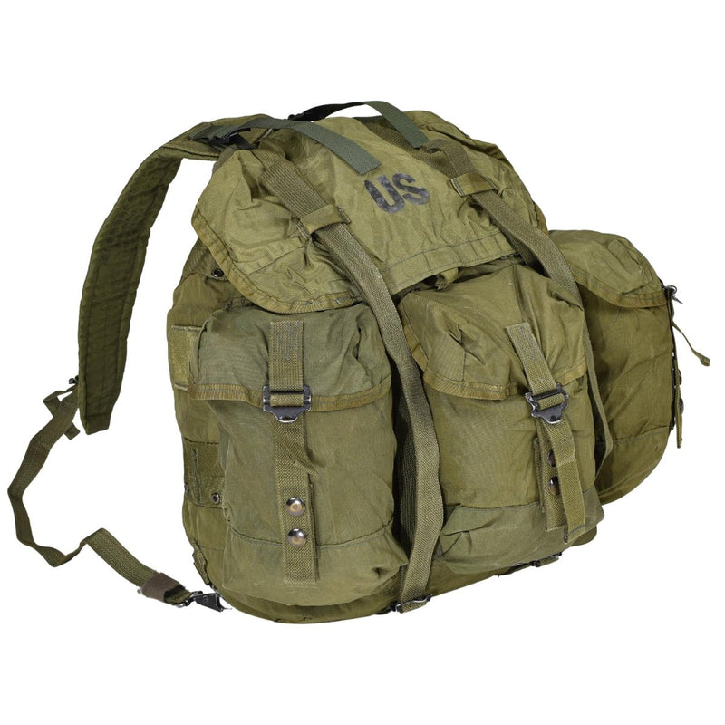 Original U.S. Military 50l Tactical Ryggsäck 3 Yttre växelpåsar olivfärg