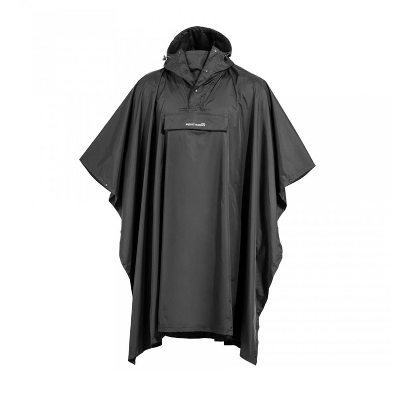 Pentagon Cloudburst Packable Poncho vattentäta andningsbara reflekterande detaljer