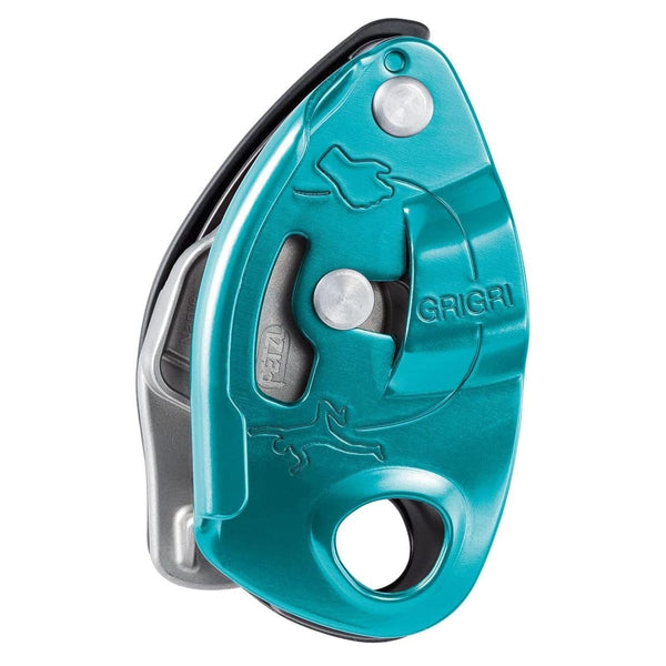 Petzl Grigri Assisted Broming Belay Device Climbing Equipment Aluminium Blue