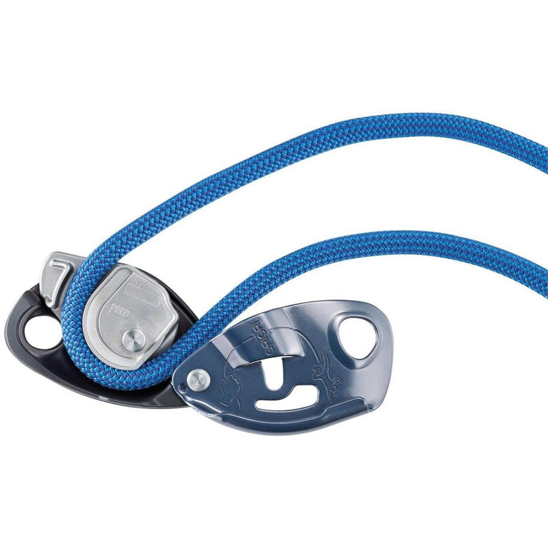 Petzl Grigri Assisted Broming Belay Device Climbing Equipment Aluminium Blue