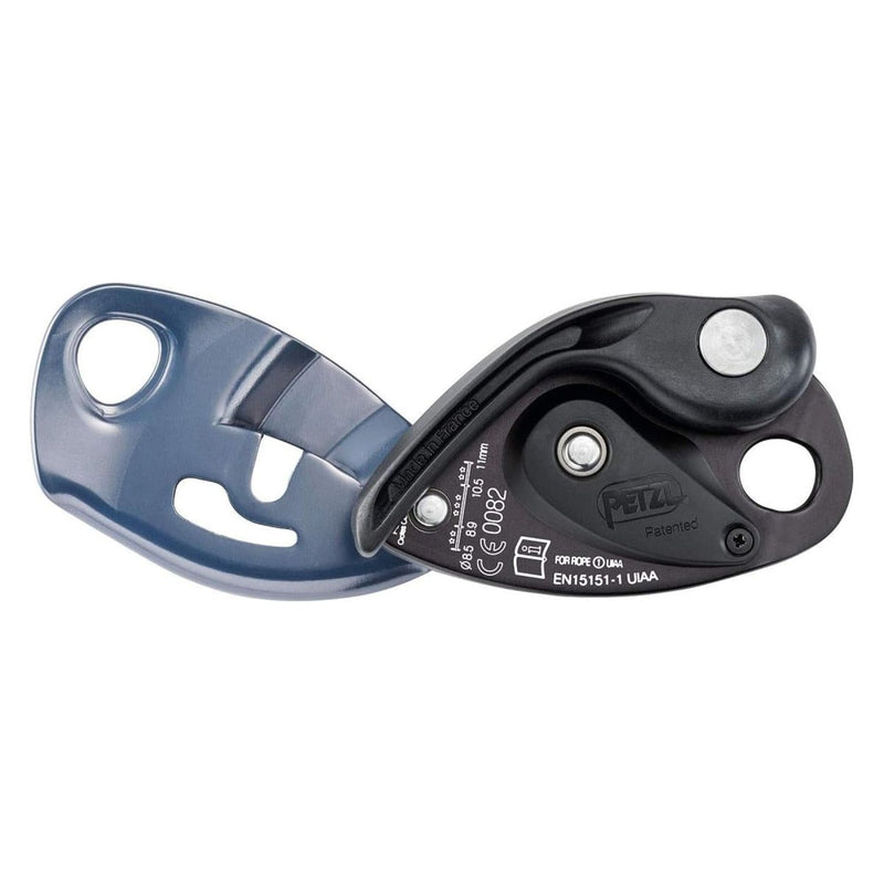 Petzl Grigri Assisted Broming Belay Device Climbing Equipment Aluminium Blue