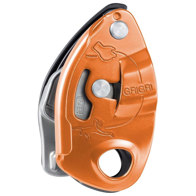 Petzl Grigri+ Belay Device Assisted Broming Rock Climbing Rappelling Orange