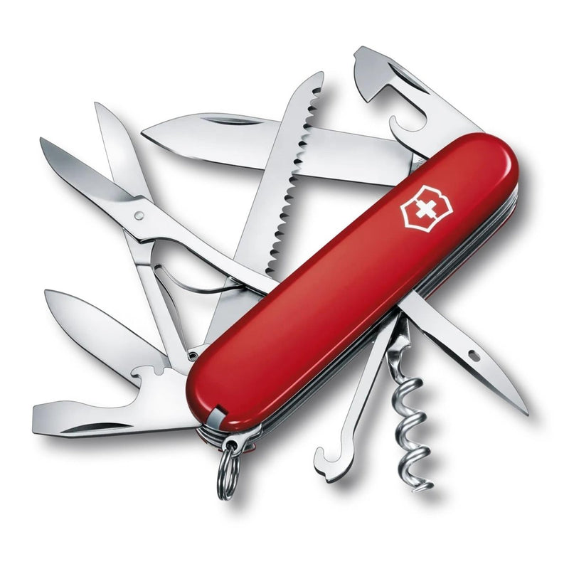 Victorinox Huntsman Multi Tool Knife 12 Funktioner Rostfritt stål rött handtag