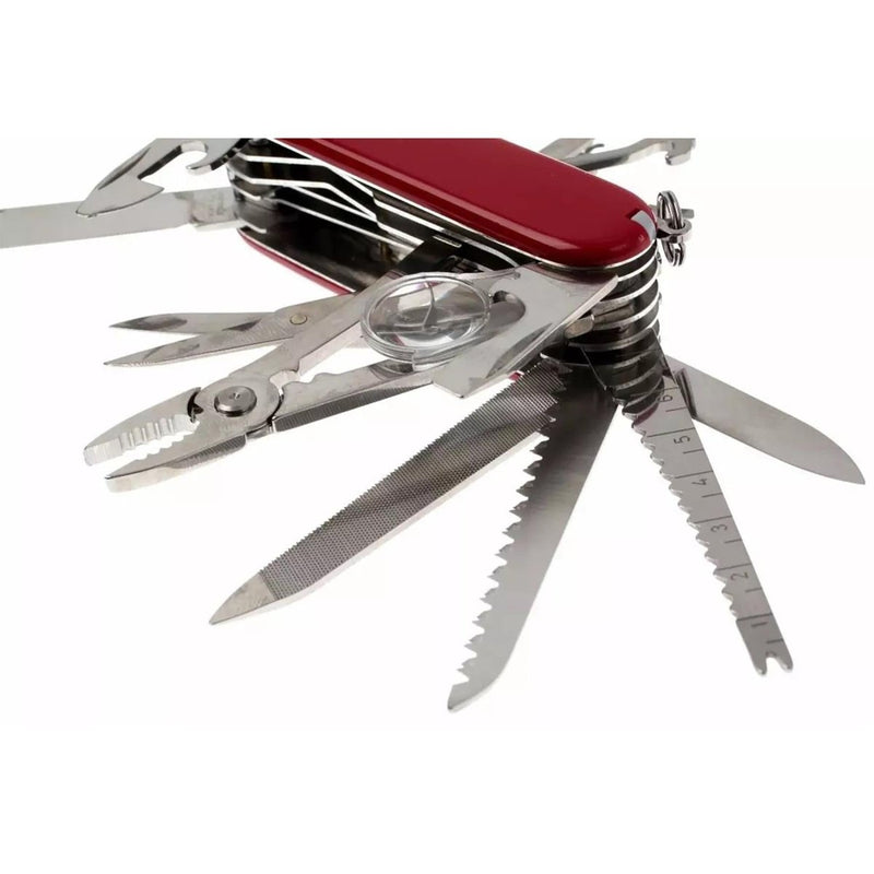 Victorinox Swiss Champ Multi Tool Knife 33 Funktioner Rostfritt stål rött handtag