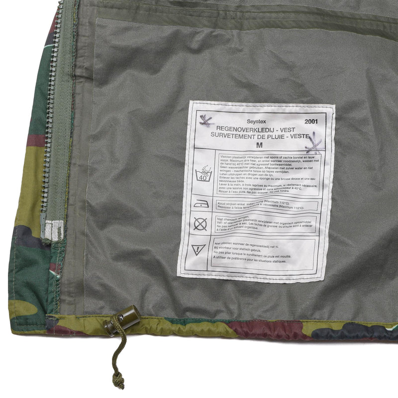 Belgian military waterproof jacket