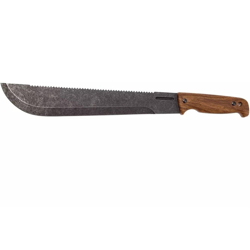 machete with sawback