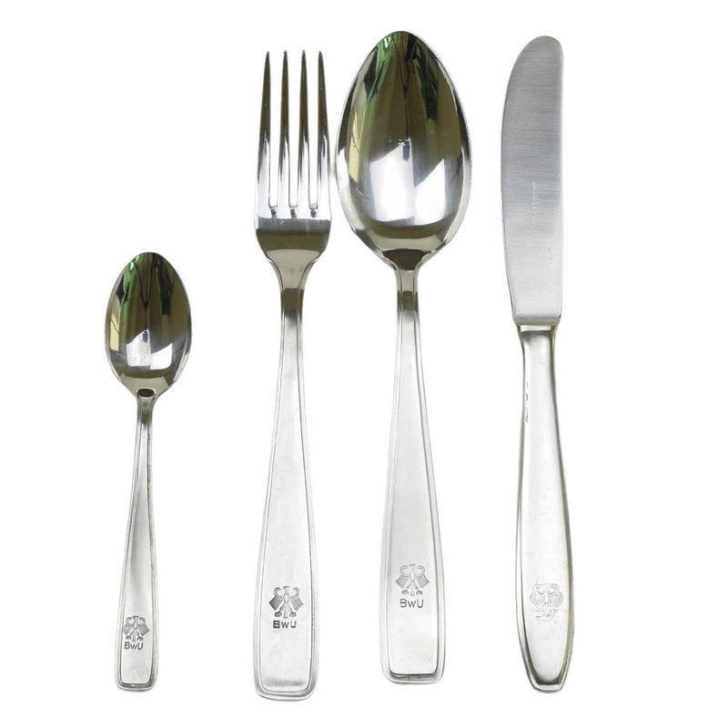 German military full eating utensil set cutlery cups plates camping