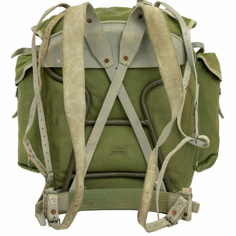 Vntage Norwegian military backpack army rucksack pack waterproof