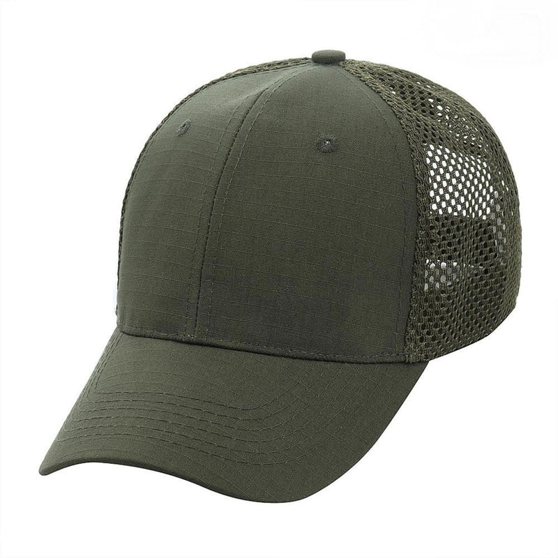 M-TAC Military style Baseball Cap Tactical Hat Lightweight Mesh ventilation Foldable Olive