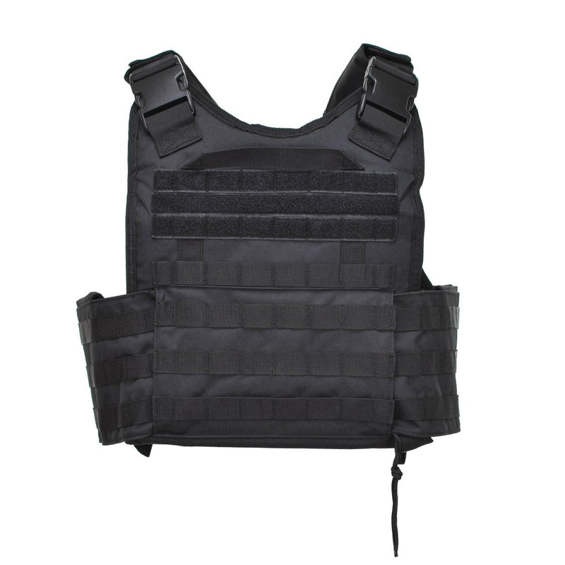 MIL-TEC tactical defence plate carrier vest combat equipment system Black