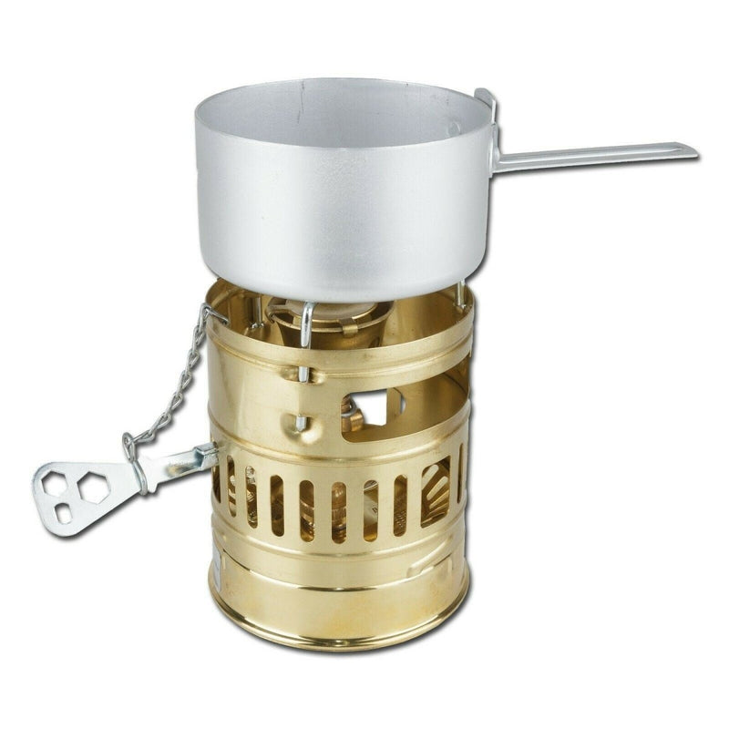 OPTIMUS SVEA Stove Classic White Gas Burner Light weight Gasoline Solid Brass Can Fuel white gas