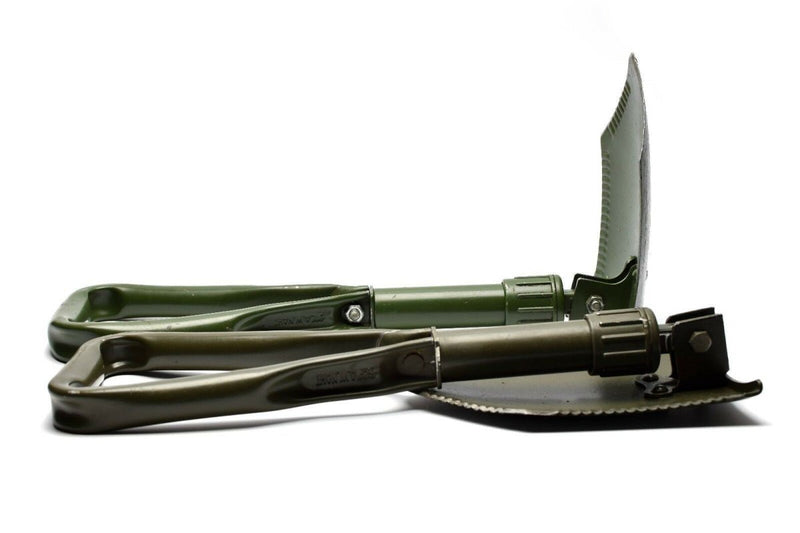 Original German BW Army folding shovel. Survival outdoor Green spade