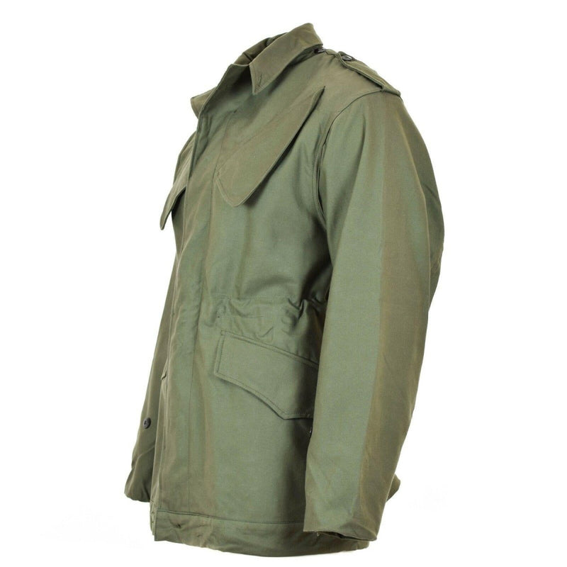 Original Holland Dutch Army NATO Field Jacket Olive Drab military chest and side pockets buttoned cuffs