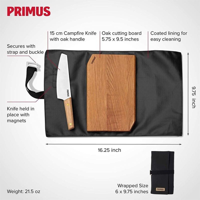 Primus CampFire cutting set knife cutting board camping utensils