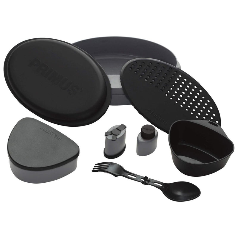 Primus Frigg W Piezo mess kit camping meal set bushcraft lunch box hiking plates Black