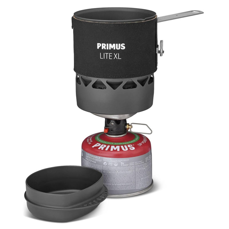 Primus Lite XL Cooking set Pot 1L hiking burner lightweight camping food heater oversized and foldable control valve