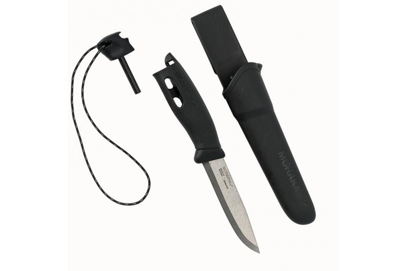 Swedish knife MORA Companion Spark Bushcraft Stainless steel Hunting Survival TPE rubber handle material